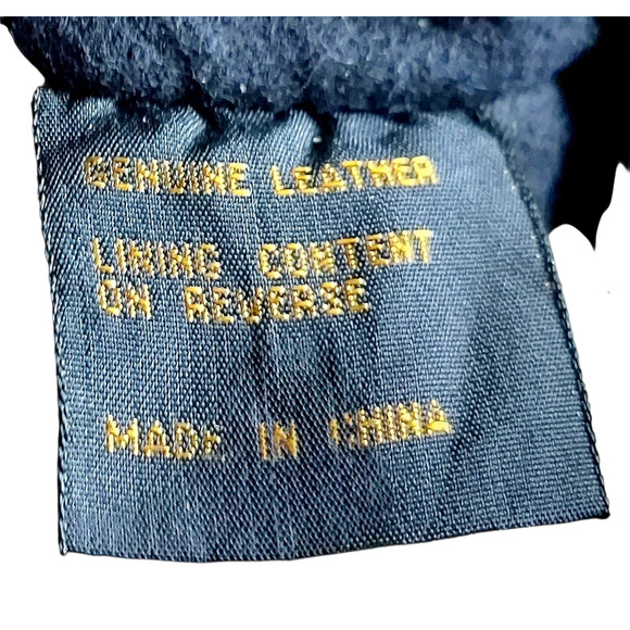 Harley Davidson Black Leather Thermal Motorcycle Gloves Thinsulate Men's Sz SM - Picture 6 of 6